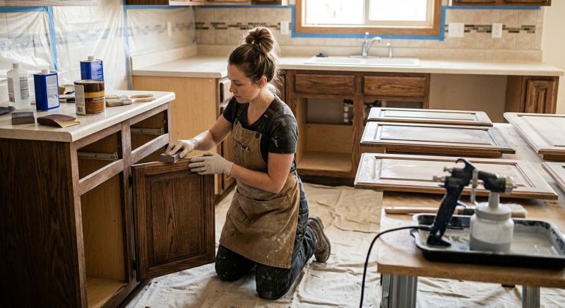 Cupboard Refinishing in Muncie, IN